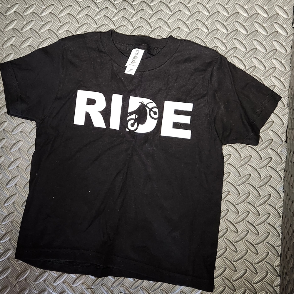 Black 'Ride' Graphic Hoodie - Picture 3 of 3